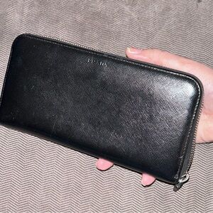 PRADA Leather Wallet EUC